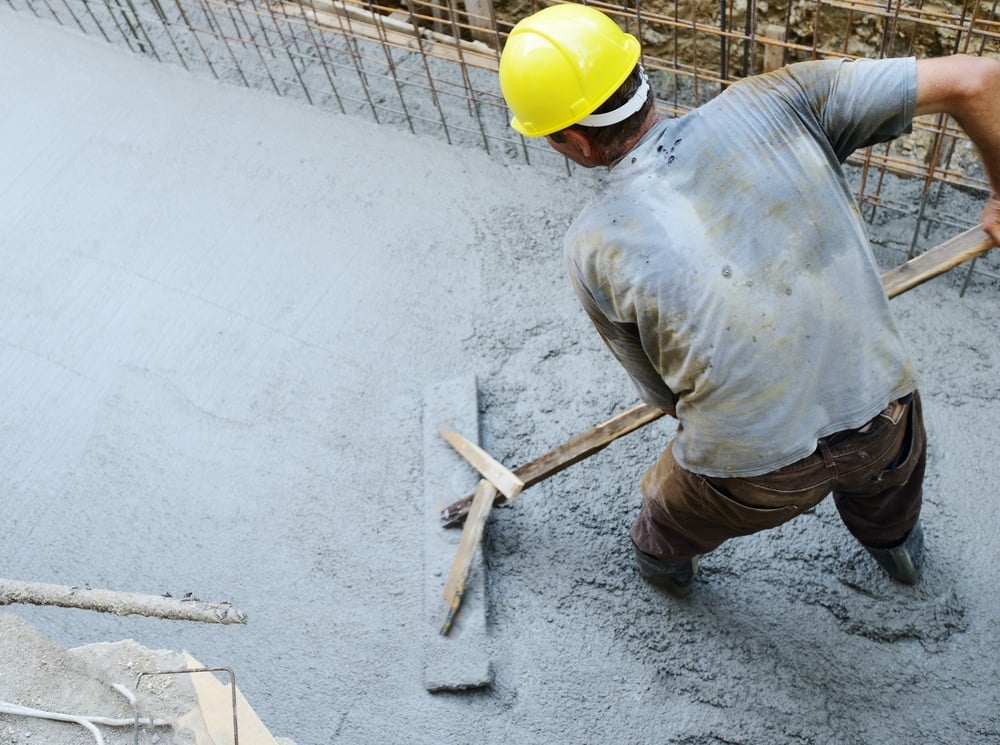 man working at plant